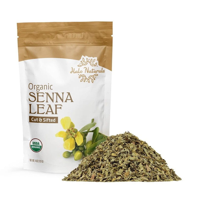 Organic Senna Leaf Cut & Sifted 4 Ounces Senna alexandrina USDA Certified | R... gallery