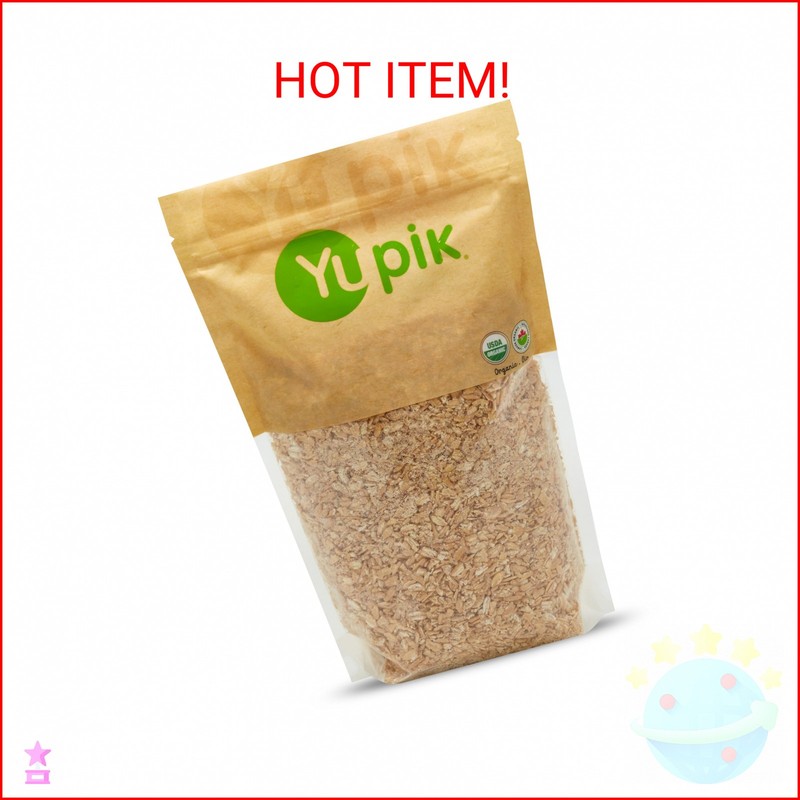 Yupik Organic Kamut Flakes, 2.2 lb (35.2 oz), Non-GMO, Kosher, Vegan, Made from
