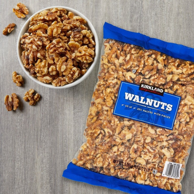 Kirkland Walnut Halves 2 Pack 3lb Each Costco Size Bulk Baking Walnuts gallery