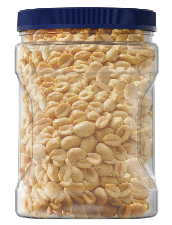 PLANTERS Lightly Salted Dry Roasted Peanuts, Party Snacks, Plant Based Protein, gallery