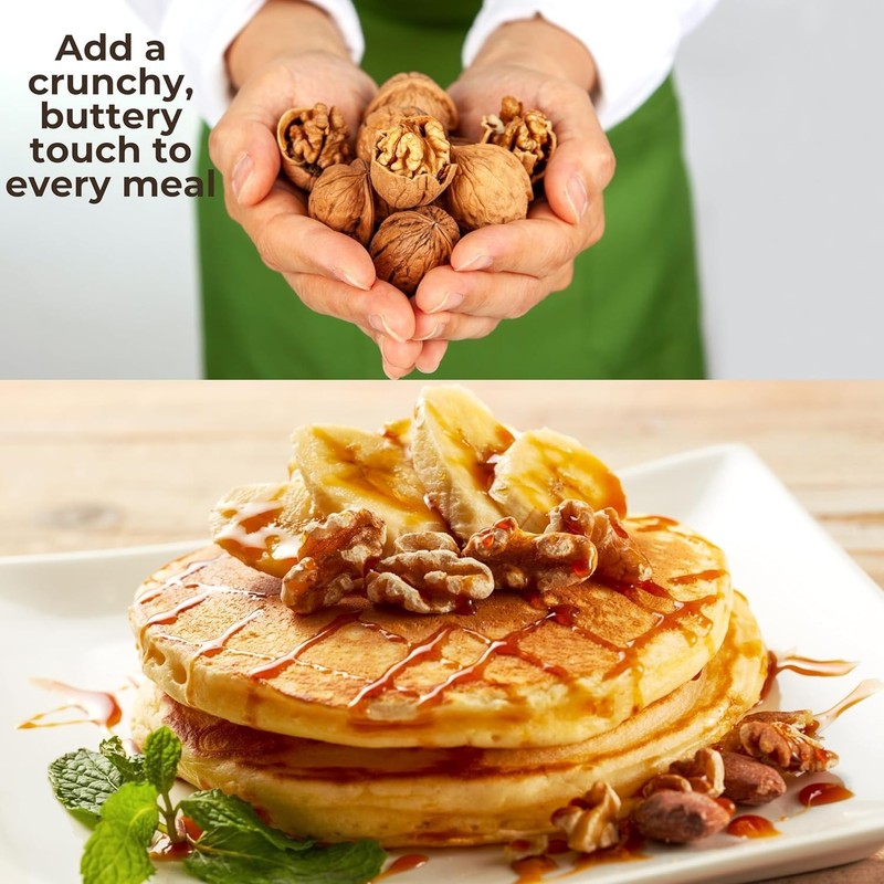 Natural Kosher Walnuts in Shell - Fresh Jumbo Nuts, Perfect for Baking gallery
