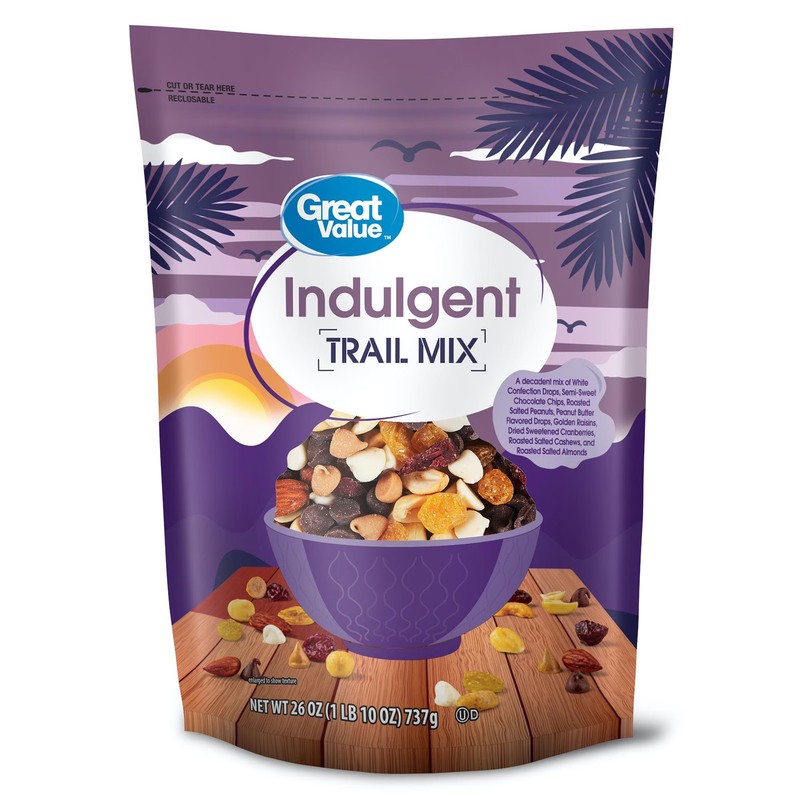 Indulgent Trail Mix 26 oz Nut Fruit Blend Snack