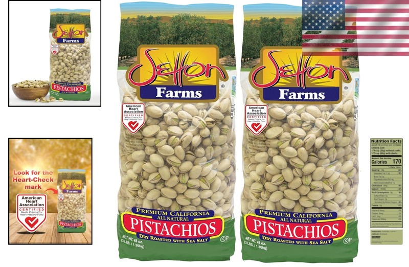 Gourmet Pistachios, Roasted, 6lbs Total gallery