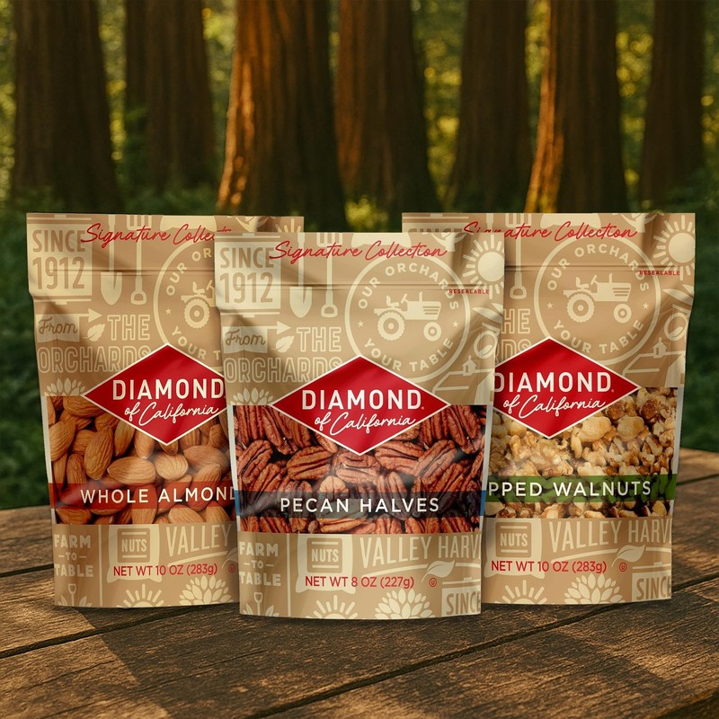 Diamond of California Signature Collection Shelled Walnut Halves and 16oz gallery