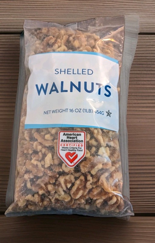1 Lb Of Shelled Walnuts