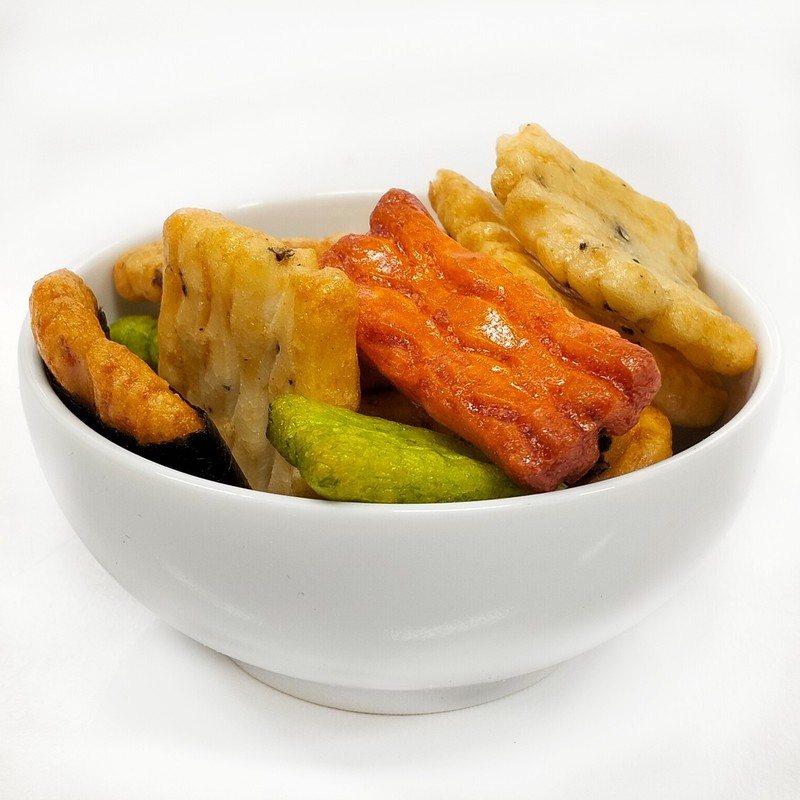 Japanese Rice Cracker Mix 500g – Crispy, Savoury & Full of Umami Crunch