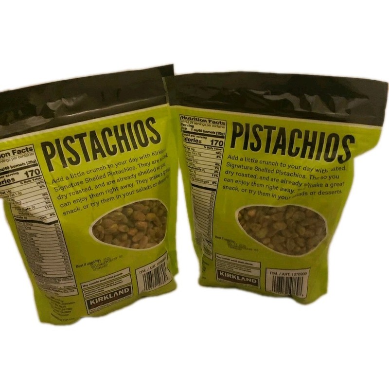 Shelled Pistachios Roasted And Salted Kirkland Signature 2 Pack 3 Lbs Total gallery