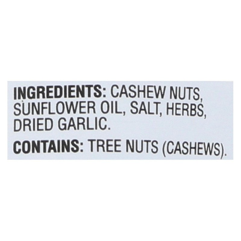 SUNSHINE NUT COMPANY, Cashews, Herbed, Roasted, Pack of 6, Size 7 OZ gallery