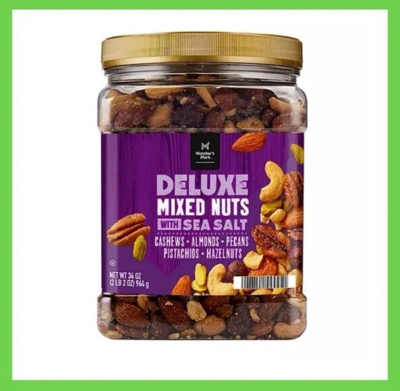 2 PACK - Member's Mark Deluxe Mixed Nuts with Sea Salt (34 oz.) gallery