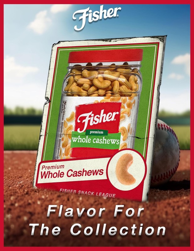 Fisher Premium Whole Cashews Roasted Sea Salt 24 oz Salted Nuts gallery