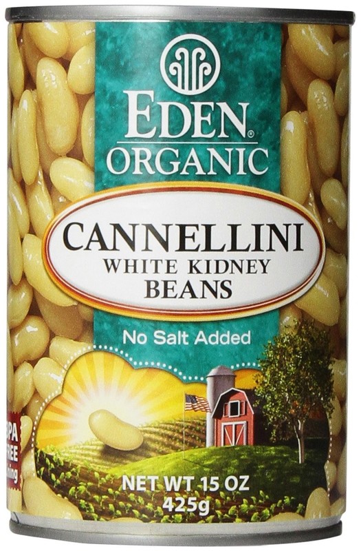 Organic Large White Kidney Beans No Salt Added Kosher Vegan Gluten Free 15oz