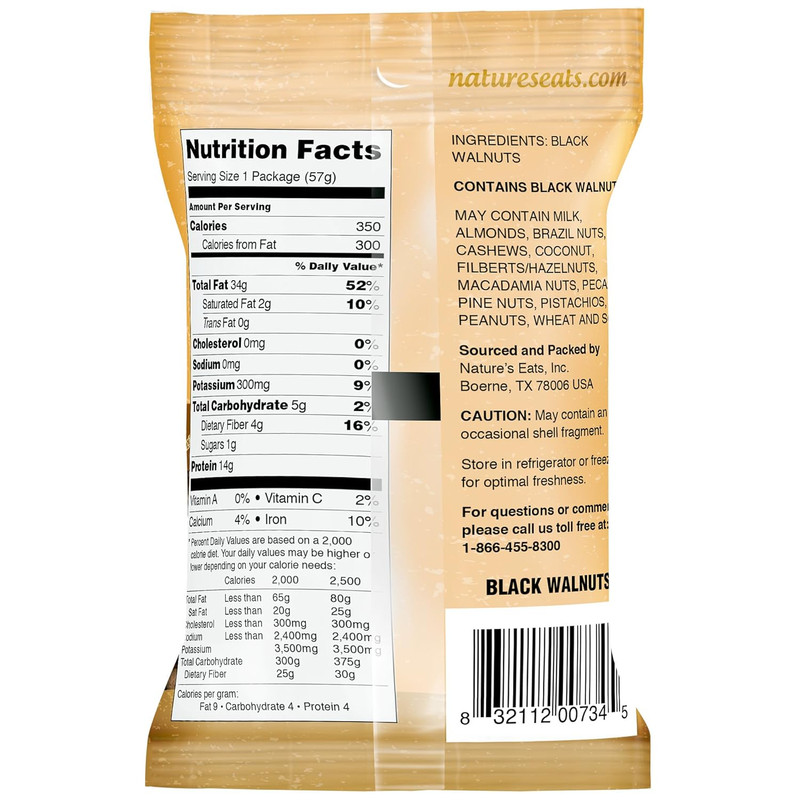 Black Walnuts, 2 Ounce (Pack of 12) gallery