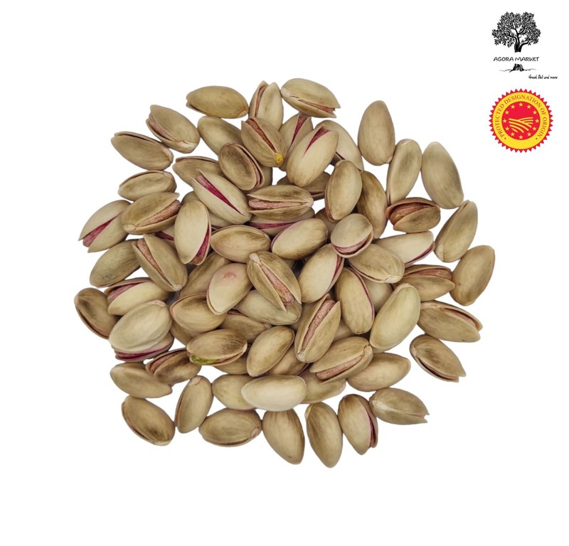 Greek Raw Aegina Pistachio Nuts Unsalted & Unroasted in Shell 460g – PDO Product