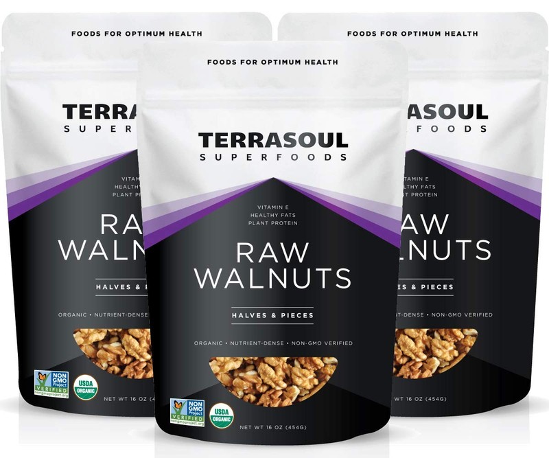 Organic Raw Walnuts, 1 Lb (Pack of 3) – Chandler Variety | Fresh