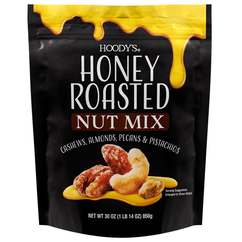 Hoody's Honey Roasted Cashews, Almonds, Pecans & Pistachios Nut Mix (30 Ounce)