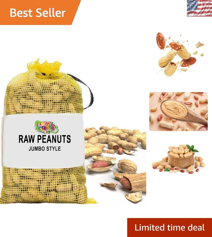 Fancy Grade 2 lb Raw In-Shell Peanuts – Perfect for Cooking & Wildlife Feed