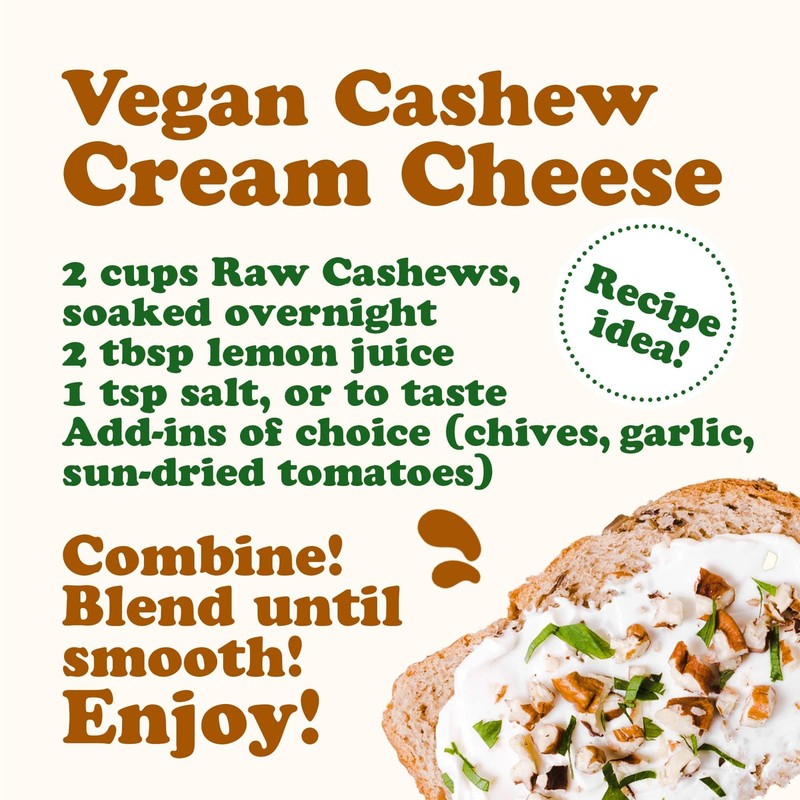Raw Cashews Whole 4 Pounds Unsalted Unroasted W320 Vegan Kosher Bulk gallery