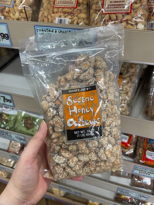 Trader Joe’S Sesame Honey Cashews 1 Lb.