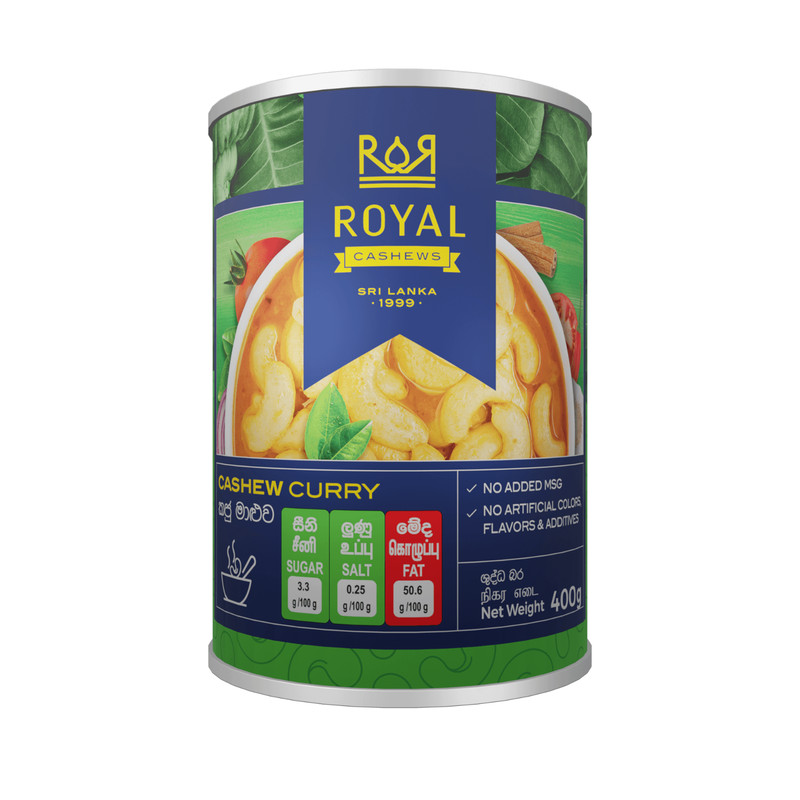Ceylon Royal Cashew Nut Fresh Premium Quality For Typical Sri Lankan Curry 400g