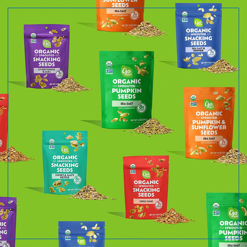Organic Sprouted Mixed Seeds, 13 Oz, Unsalted, Keto, Kosher, Superfood gallery