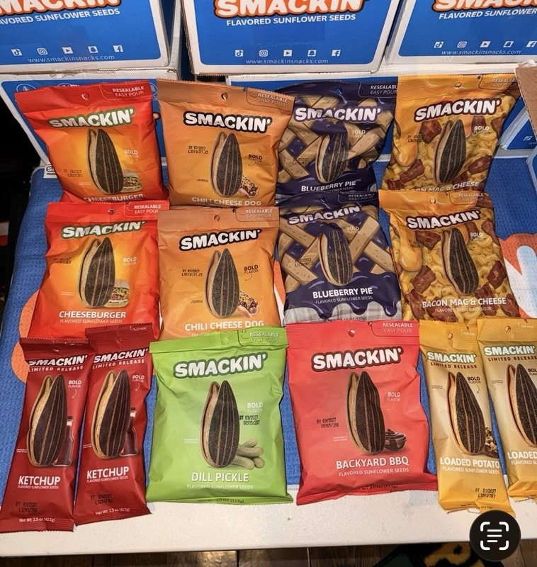 Smackin’ Sunflower Seeds – Cookout With Blueberry Pie For Dessert!