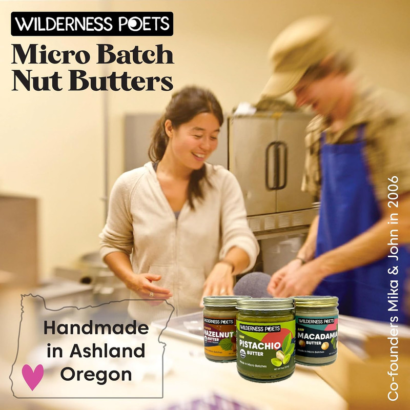 , Pistachio Butter - Organic, Raw, 100% Pistachio - Half Ga gallery
