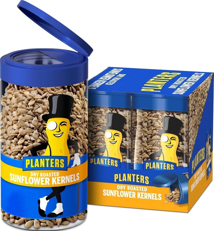 Dry Roasted Sunflower Seeds Pop & Pour Road Trip Snack Planters