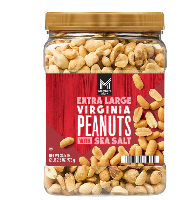 Member’s Mark Virginia Peanuts Extra Large 34.5 oz Fresh Crunchy Snack