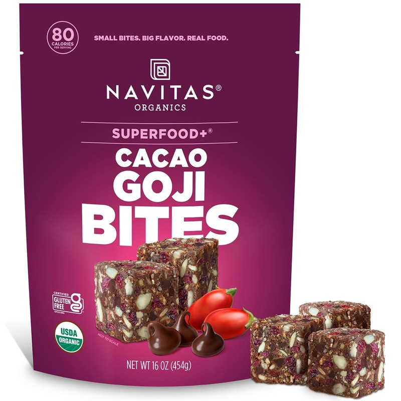Superfood Power Snacks, Cacao Goji, 16 oz. Bag, 23 Servings - Organic, Non-GM...