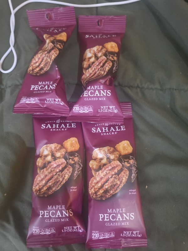 (4) Shale Snacks Maple Pecans Glazed Mix