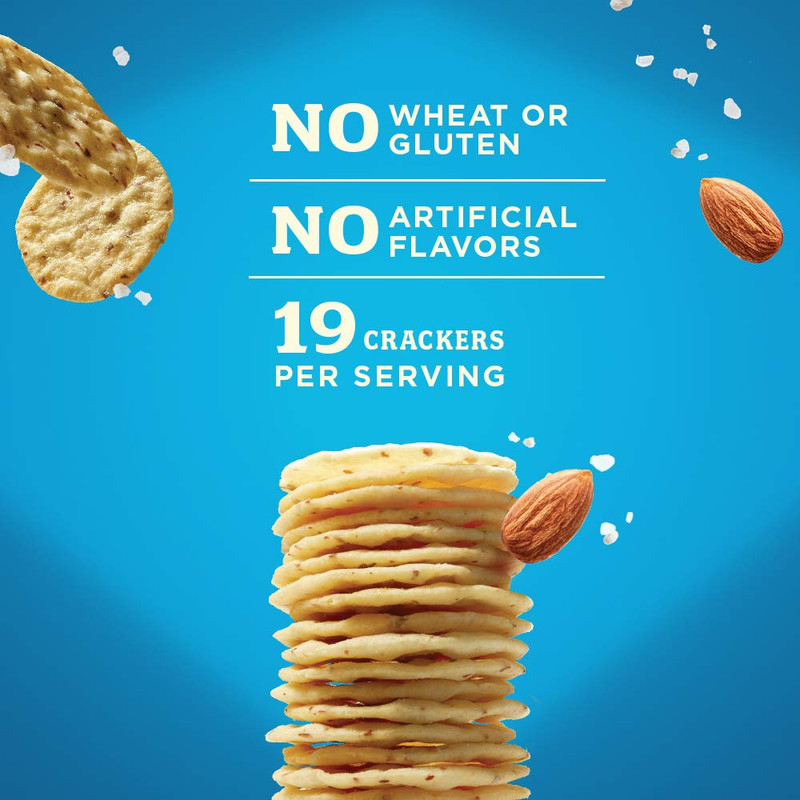 Nut-Thins Gluten Free Cracker Crisps, Hint Of Sea Salt, Family Size, Sea Salt, 7 gallery