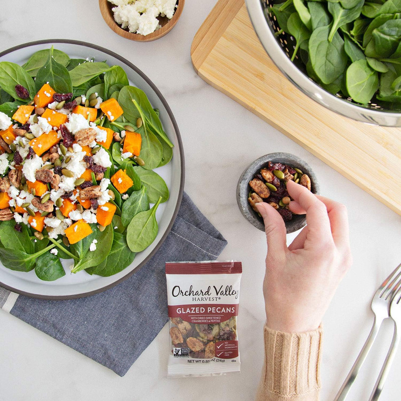 Orchard Valley Harvest Glazed Pecans Salad Toppers, 0.85 Ounce Bags (Pack of 15) gallery