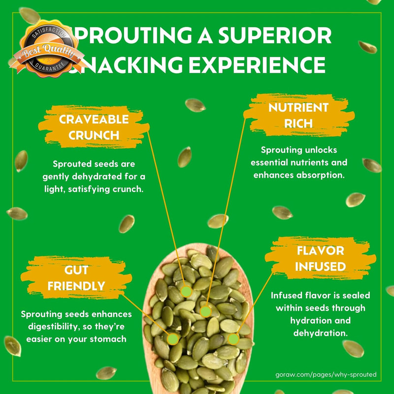 Organic Sprouted Pumpkin Seeds, 14 Oz gallery