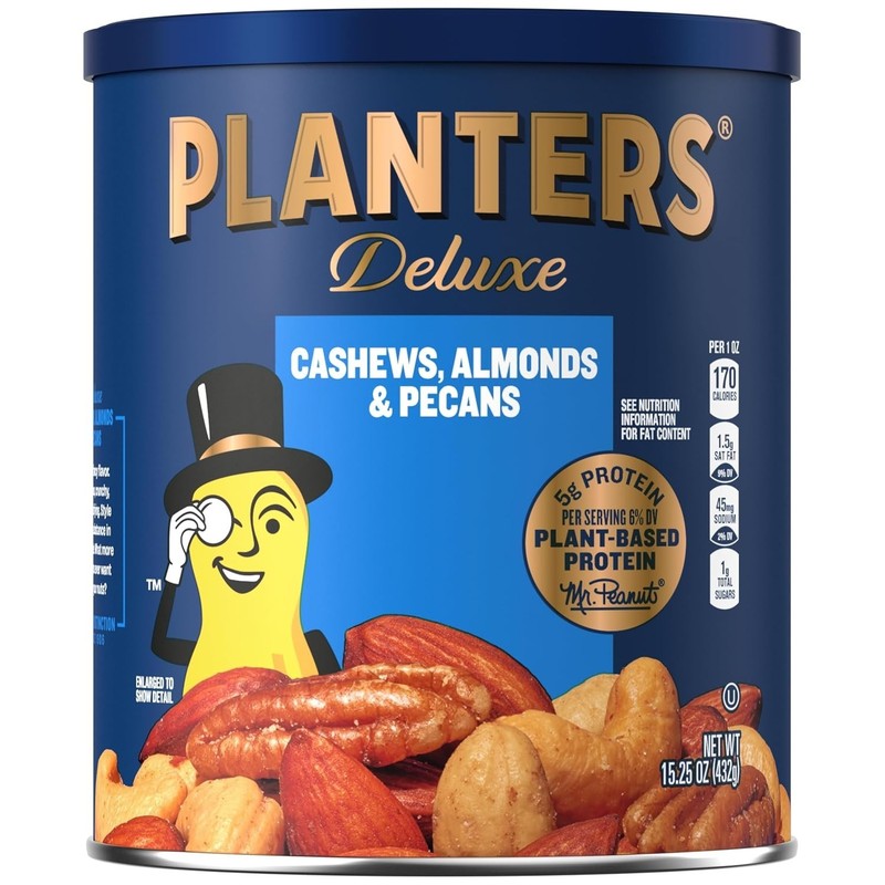 Select Cashews, Almonds & Pecans, 15.25 oz Resealable Container - Salted Nuts... gallery