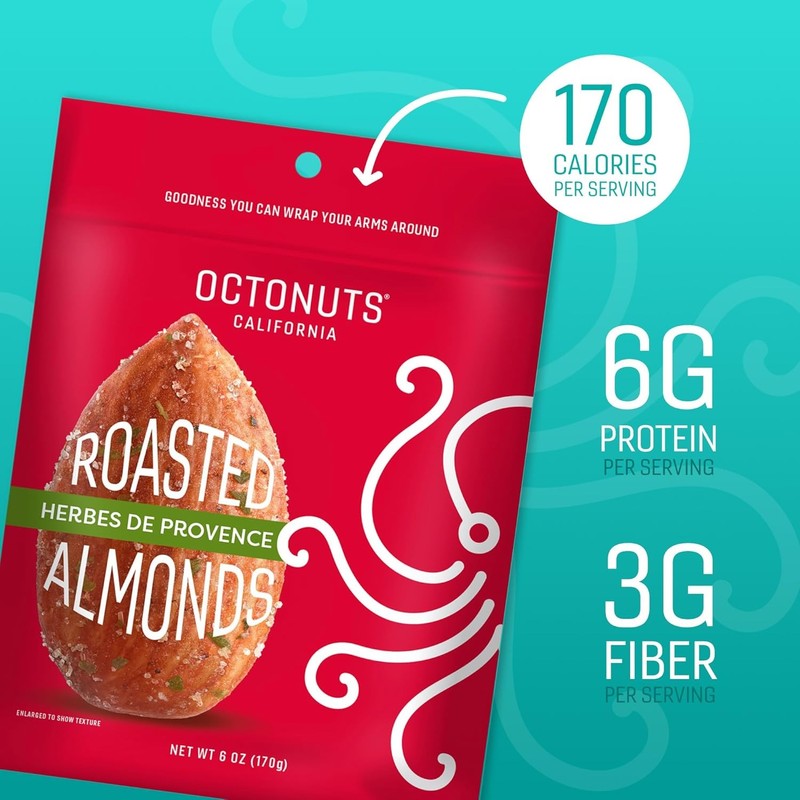 Octonuts Herbes de Provence Roasted Almonds (6oz) gallery
