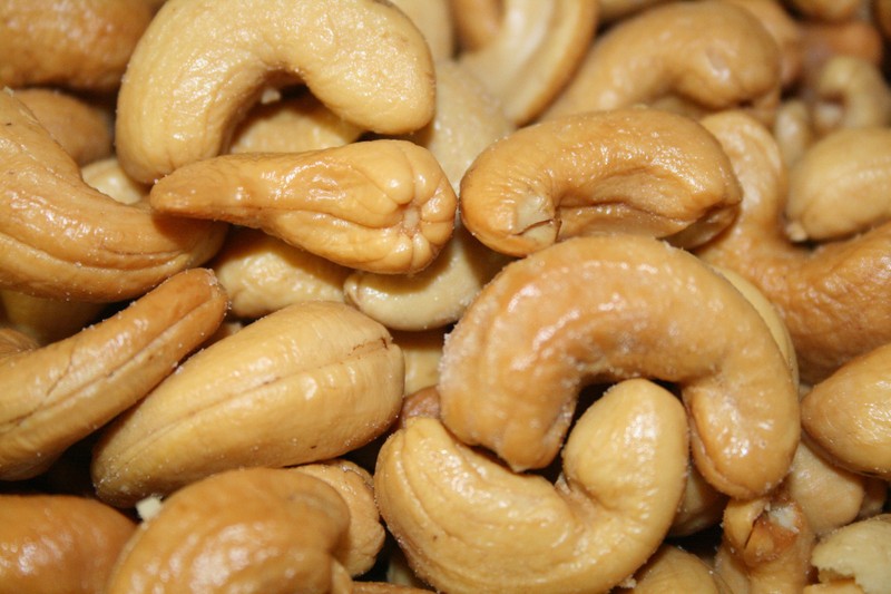 CASHEWS ROASTED SALTED, 5LBS