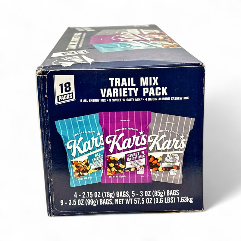 Kar's Trail Mix Variety Pack 2.75oz Bags 18-Pack gallery