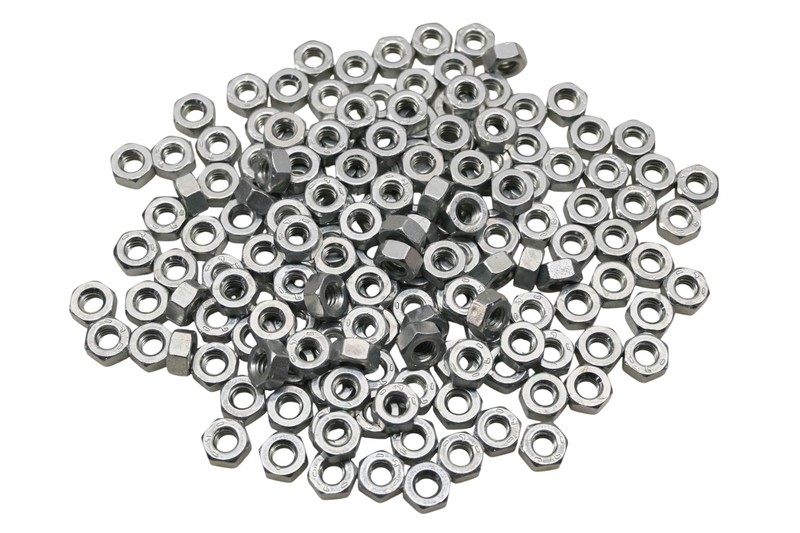 Mcmaster GR5 JS1000, JS1000 1/4"-20 Zinc Hex Nuts Qty 167 NOS gallery