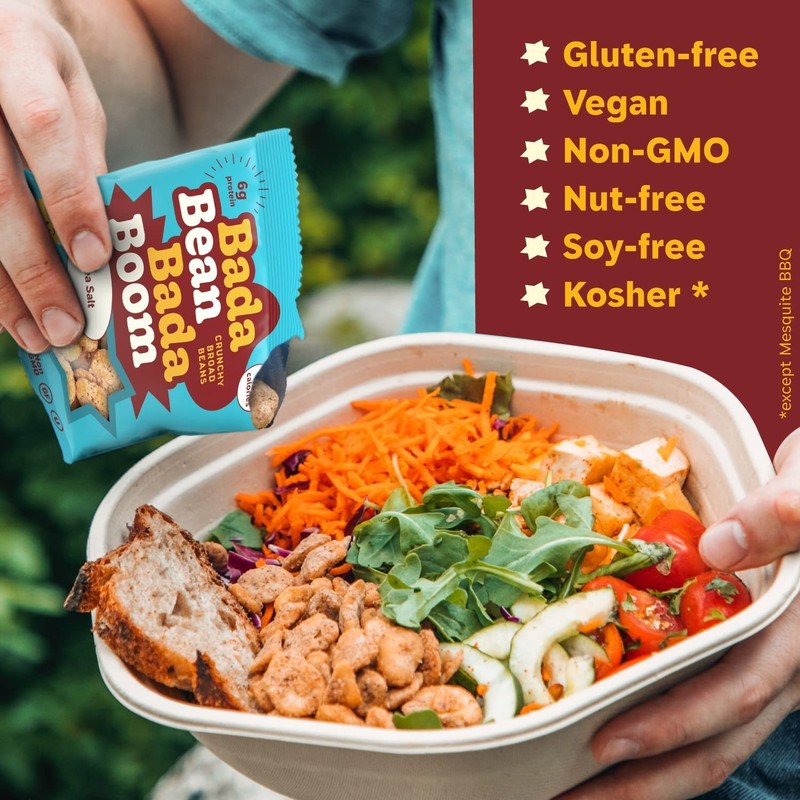 Bada Bean Bada Boom Crunchy Fava Bean Snacks - 0 Calorie Variety Pack (24) gallery
