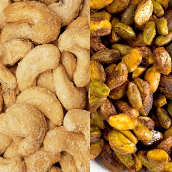PERMASAN CASHEWS & PEPPERCONR PISTACHIO DUO FLAVOR-BULK VALUE BAG LIMITED NOW
