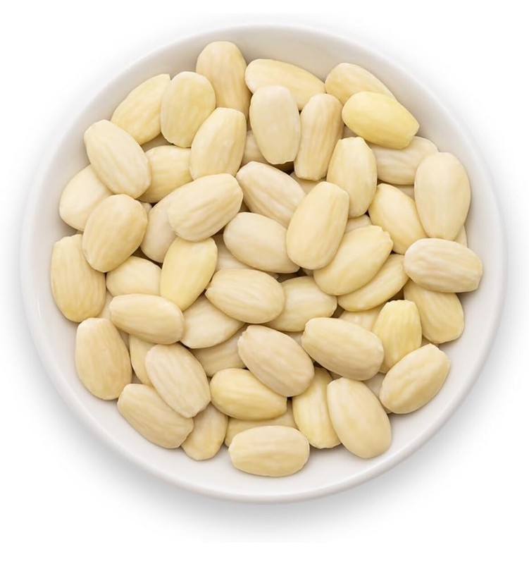 ALMONDS BLANCHED WHOLE, 3LBS