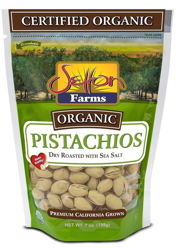 Certified Organic California Pistachios Dry Roasted Salted 12 pk 7oz Resealable gallery