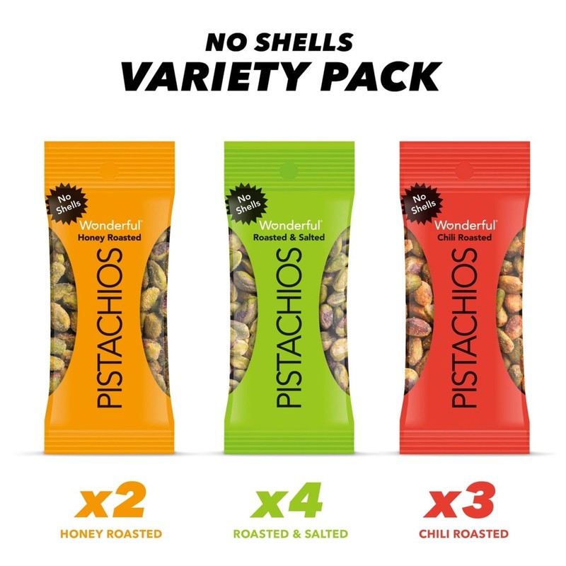 No s Sunflower Seeds Variety Pack, 0.75 Ounce Bags, Pack of 9 gallery