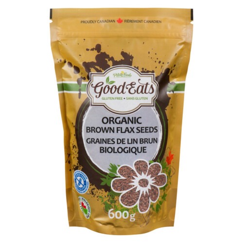 Good Eats Organic Gluten-Free Brown Flax Seeds 600 g