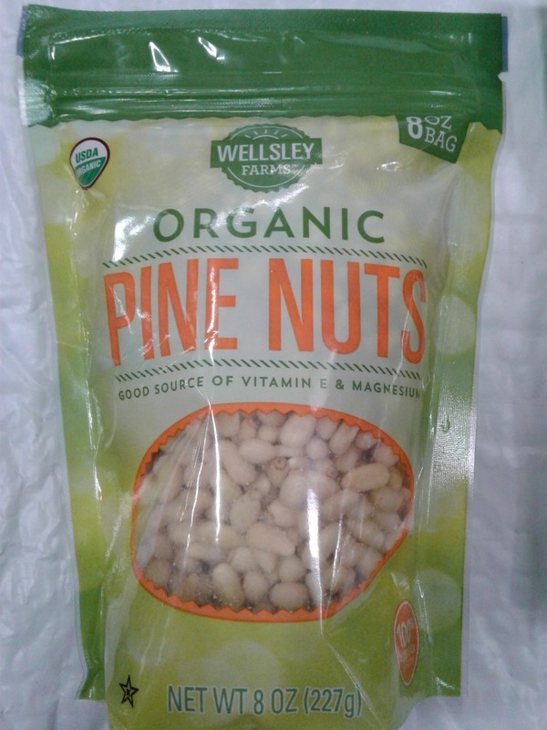 1x 100% Organic USDA Pine Nuts Pignoli Piñones Gluten Free resealable 8oz each