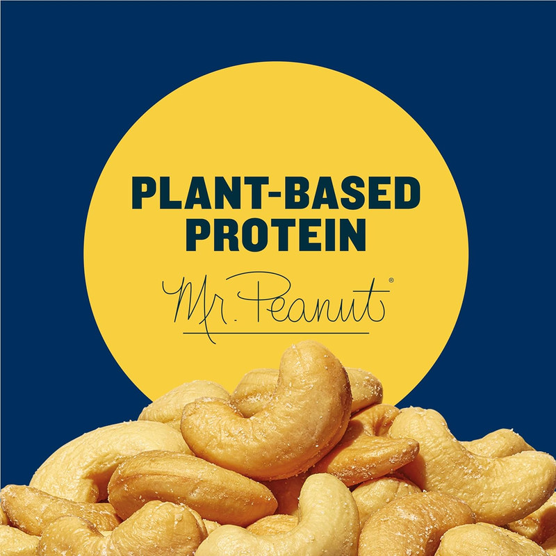 PLANTERS Deluxe Salted Whole Cashews, Party Snacks, Plant-Based Protein, Quick gallery