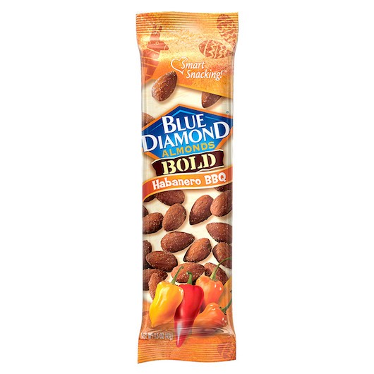 Blue Diamond Almonds Habanero Barbecue Bold Almonds, 1.5 Ounces, 12 Per Box, 12