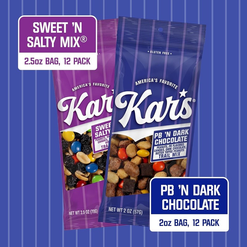 Kar’s Nuts Variety Pack Trail Mix Snacks - Sweet 'N Salty Mix, Peanut Butter ... gallery