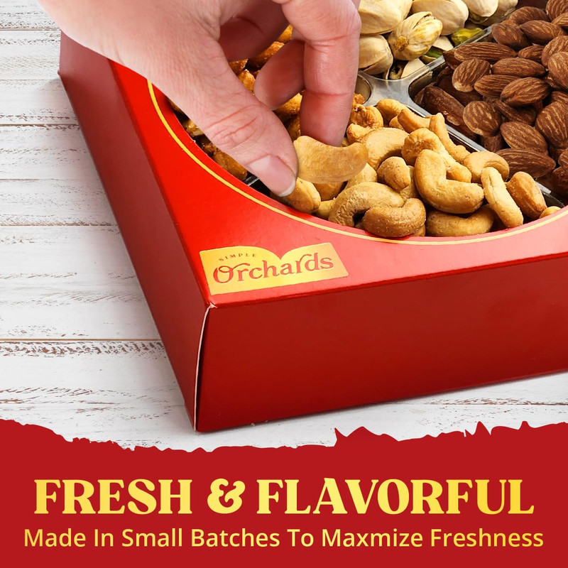Mothers Day Nuts Gift Basket of Cravings Gourmet Nuts Collection, Premium Mixed gallery