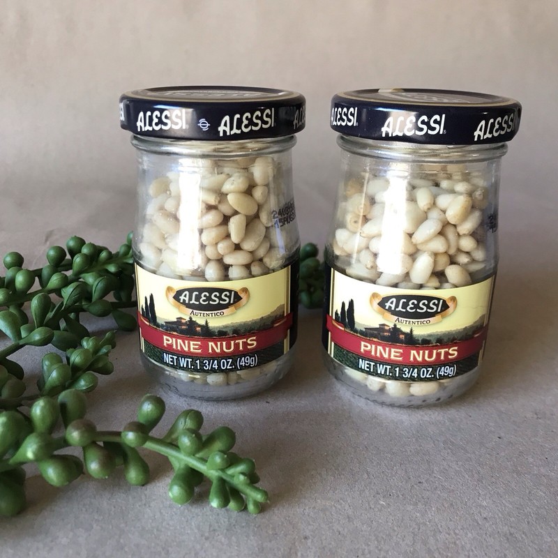 2 Jars Alessi Autentico Pignoli White Pine Nuts ~ 1.75 oz / 49g ~ BBD 9/27 gallery